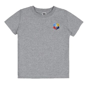 Tshirt short sleeve grey melange 125Y Anniversary